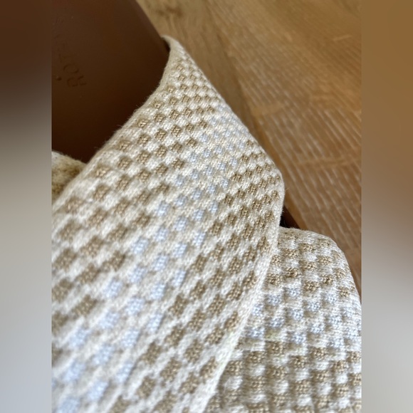 Rothy’s Weekend Slide Hemp Sandals Size 8.5 Cream Beige - Picture 3 of 10